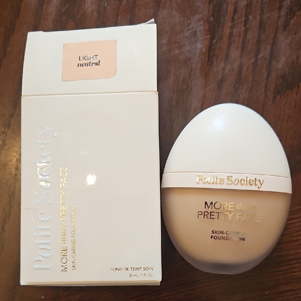 Light Neutral Polite Society More than a Pretty Face Foundation